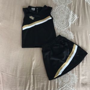 UCF toddler cheerleader outfit size 4T